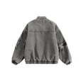 thumbnail image 5 of Maoxin Mens Jackets Men's Casual Loose Fitting Long Sleeved Hooded Jacket Long Sleeve Hoodless Casual Outwear Jackets Dark Gray L, 5 of 7