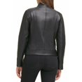 thumbnail image 2 of Cole Haan Women's Racer Leather Jacket (Black, S), 2 of 2
