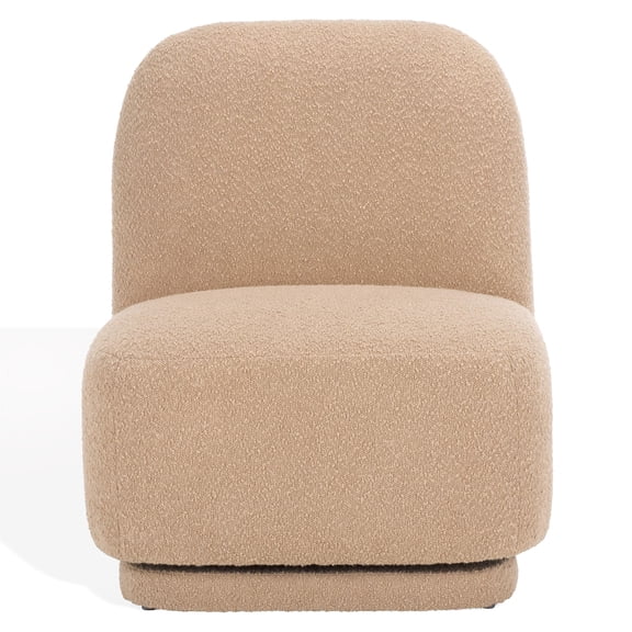 Safavieh Bianka Wood and Steel Accent Chair in Oatmeal