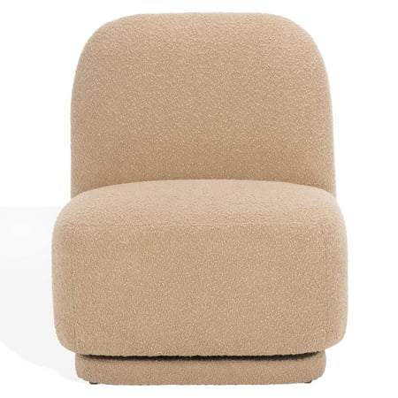 Safavieh Bianka Wood and Steel Accent Chair in Oatmeal