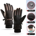 thumbnail image 2 of vnanda Water resistant Gloves for Mobile Use Winter Gloves for Windproof Plush Lining Warm Gloves for Running Cycling Skiing Water resistant, 2 of 8