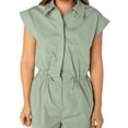 thumbnail image 4 of Celebrity Pink Juniors Short Sleeve Bungee Waist Romper, 4 of 4