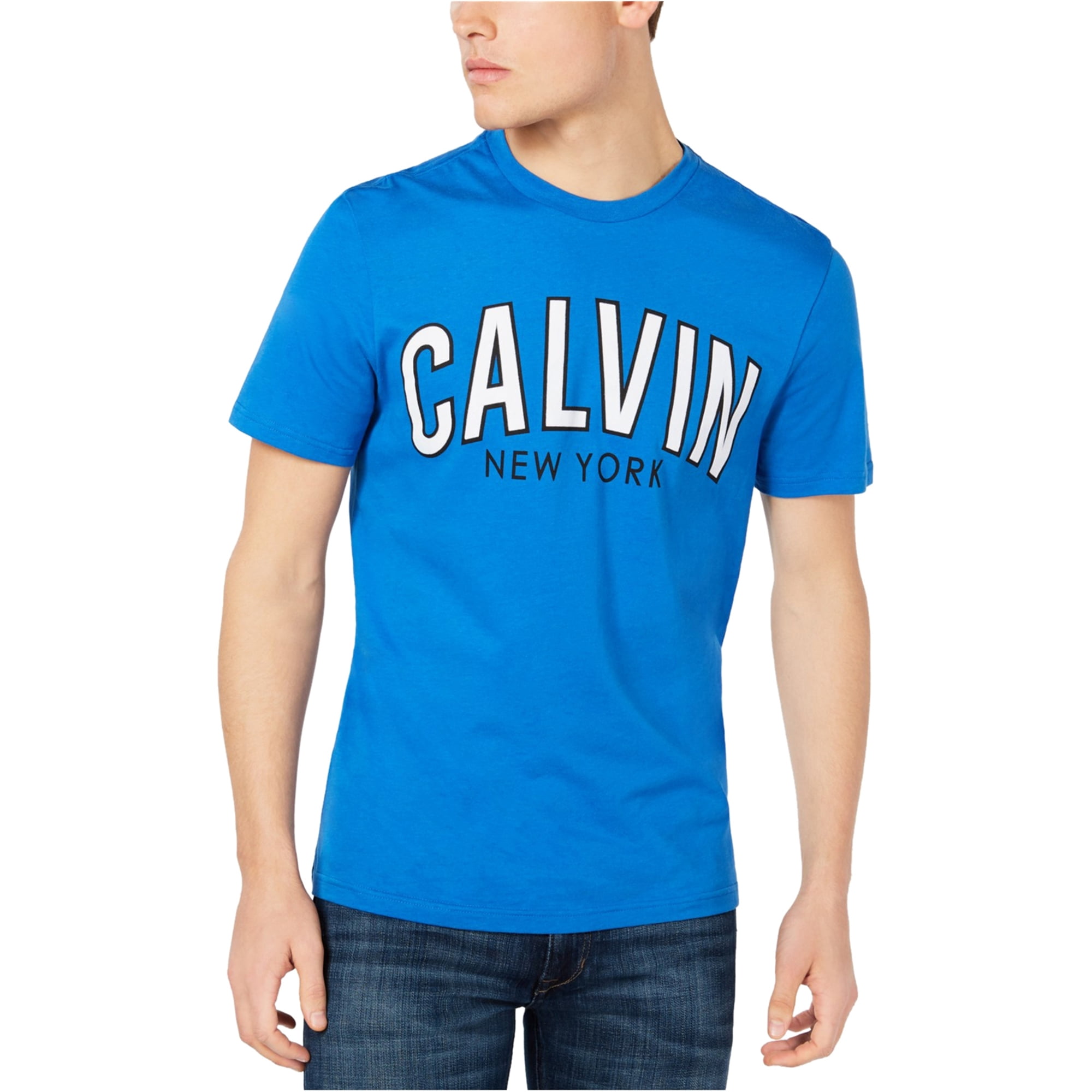 Calvin Klein - Calvin Klein Mens Logo Graphic T-Shirt - Walmart.com ...