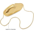 thumbnail image 4 of Bolso de mano NEWROGENG acrílico para mujer Bolso de noche dorado, 4 of 7
