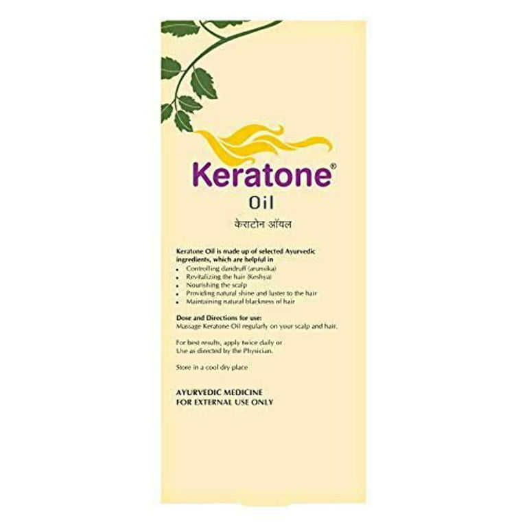 Keratone Oil Ayurvedic Hair Oil for Hair Nourishment and Hair Revitalization Walmart