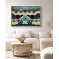 thumbnail image 3 of Wall26 Framed Abstract Mountain Canvas Prints Wall Art Nature Scenery Home Artwork Decoration for Living Room, Bedroom - 24x36 inches, 3 of 5