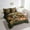 Green Black, variant on Rustic Farmhouse Comforter Set 7 Piece King,Retro Cabin Lodge Plaid Bedding Set,Western Christmas Wildlife Bed in a Bag,Country Fall Leaves Dead Branches Top Sheet,Woodland Rv Quilt
