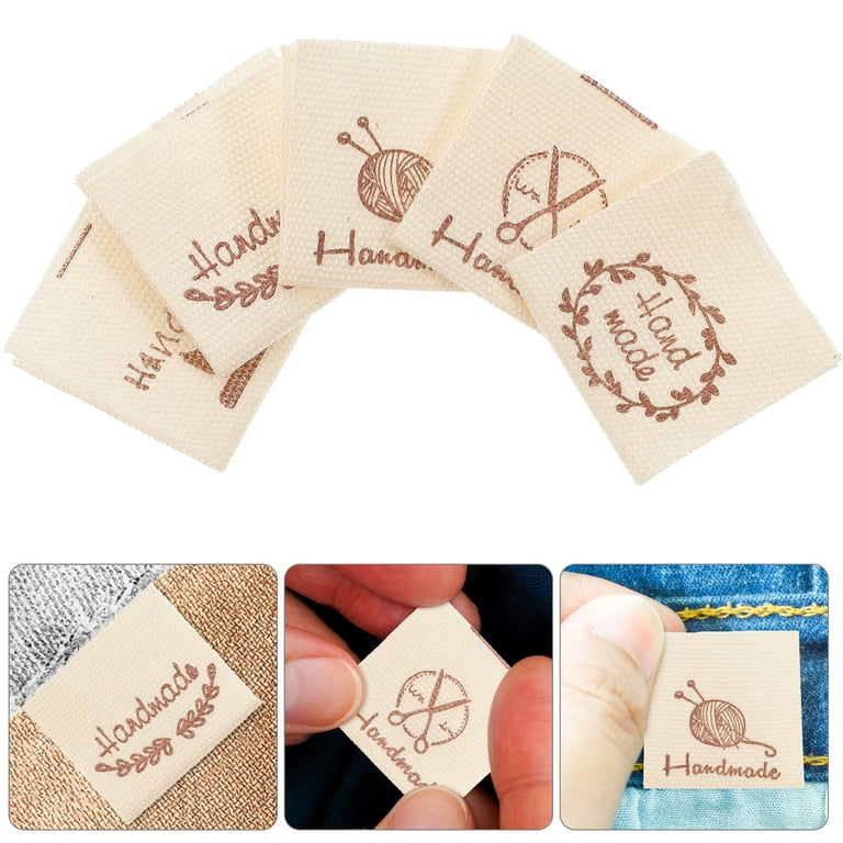 100pcs Clothing Sewing Labels Handmade Sewing Handmade Labels for