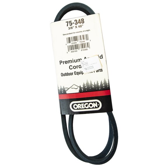 Oregon 75-348 48" Premium Wrapped Belt 3/8" Aramid Cord Goodyear Simplicity Toro
