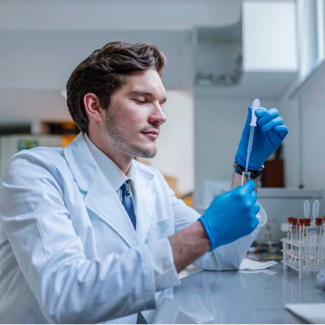BALAHAPY 10Ud Tapas De Silicona Para Pipetas En Laboratorio Color Azul Alta Elasticidad