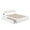 White, variant on Orlando Wood King Platform Bed with Footboard & Twin XL Trundle in Espresso