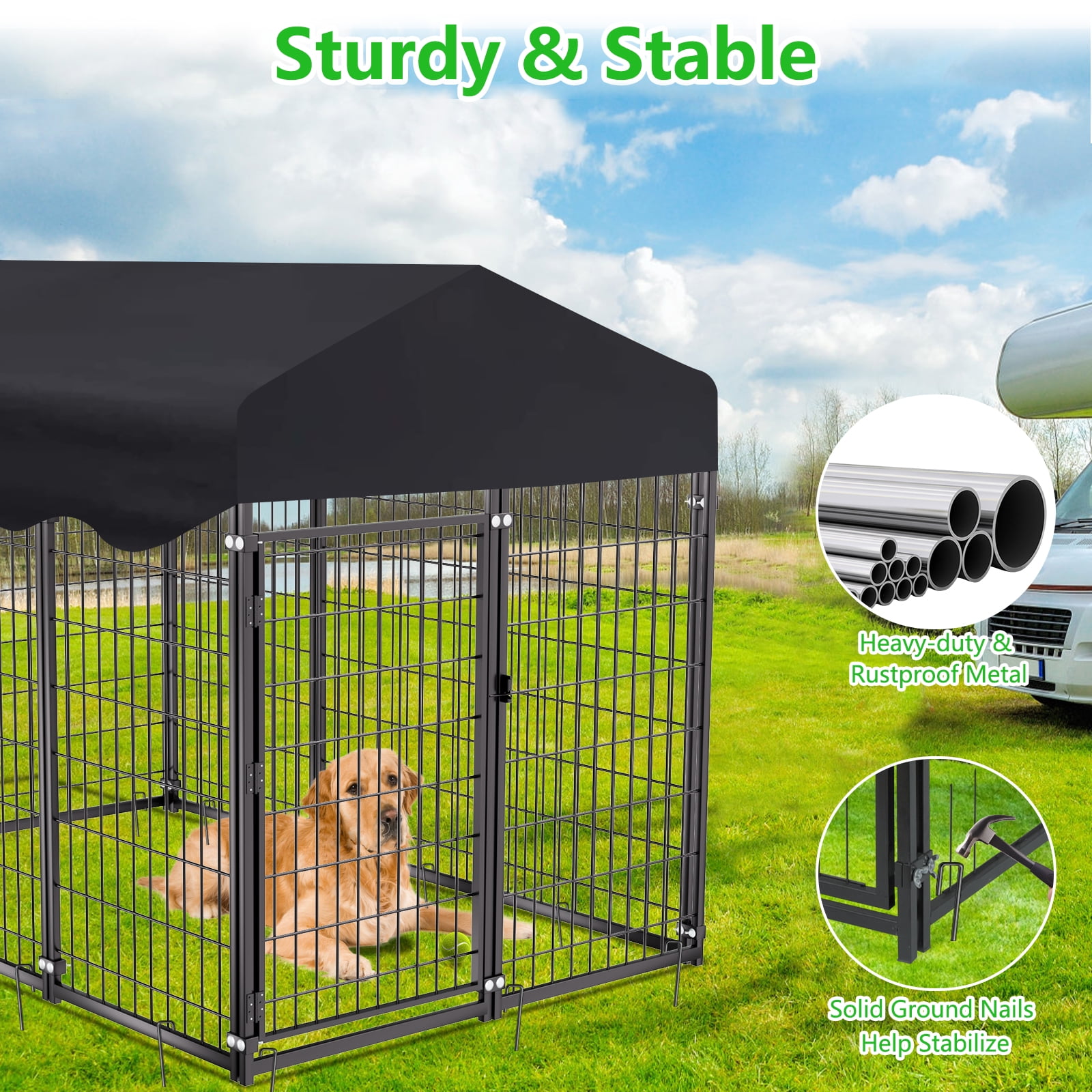 Garden Mesh For Shade Dog Kennel Shade Cover 80% UV Sun Shades