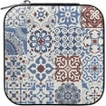 thumbnail image 2 of Mexican Talavera Pattern Travel Jewelry Box Small Portable Jewelry Case for Ring Earring Necklace Jewellery Organizer Storage for Women Girls Women Gifts, 2 of 7