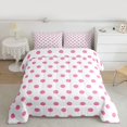 thumbnail image 2 of Homewish Kids Children Retro Polka Dots Full Size Comforter Sets 3-Piece,Minimalist Circle Bedding Comforter Set,Mid Century Vintage Geometric Lightweight Bedding Sets,Ultra Soft Home Decor, 2 of 8