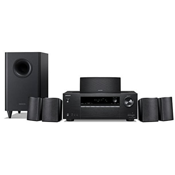 Ontstaan gebaar uitlokken Onkyo 5.1 6-Channel Surround Sound Speaker System, black (HT-S3900) -  Walmart.com