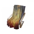 thumbnail image 4 of Abstract Soft Flannel Fleece Throw Blanket, Sunrise Sunbeams with Clear Sky Horizon Vector Image in Pixels Mosaic Artwork, Cozy Plush for Indoor and Outdoor Use, 70" x 90", Multicolor, by Ambesonne, 4 of 6