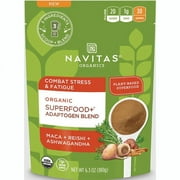 Navitas Organics Organic Superfood+ Adaptogen Blend, Maca + Reishi + Ashwagandha, 6.3 oz (180 g)