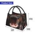 thumbnail image 2 of Balery Playful Baby Hippo Splash Bolsa de Aislamiento Portátil – Bolsa de Almuerzo con Forro de Aluminio Mejorado, Funda Impermeable y Fácil de Limpiar para Picnic y Caja de Almuerzo, 2 of 6
