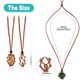 thumbnail image 1 of Braided Waxed Cotton Thread Cords Macrame Pouch Necklace Making Adjustable Glass Beads Interchangeable Stone Necklace Peru 30 inch(76cm) 2pcs/set, 1 of 7