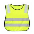 thumbnail image 2 of Anvazise Kids Safety Vest High Visability Jacket for School Children Sanitation Worker Yellow, 2 of 13