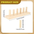 thumbnail image 6 of Chunky Blanket Loom Knitting Hand Crochet Weaving Loom Wooden Durable Pine Frame Beginners Hobbyist Scarf Project, 6 of 7