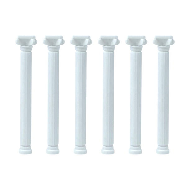 6 piezas estatuas de romana en miniatura columnas griegas de bricolaje construcción de mesa de arena decorativa estatuas griegas decorativas 6 cm