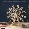 thumbnail image 5 of 3D Wooden Puzzles Ferris Wheel Music Box Model to Build Building Kit_Special Gift, 5 of 5