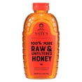 thumbnail image 1 of Miel 100 % pura, cruda y sin filtrar de Nate: sabor galardonado, botella exprimible de 32 oz., 1 of 4