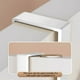thumbnail image 5 of Organizador de puerta sin taladros con 5 ganchos para abrigos y estante para dormitorio, armario, entrada, solución para ahorrar espacio sobre la puerta Aestivo | Blanco | AESTIVO, 5 of 7