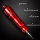 thumbnail image 3 of Conjunto de máquina de tatuaje profesional multifunción con motor de potencia de alto rendimiento TFixol Enchufe rojo y estadounidense, 3 of 5