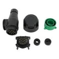 thumbnail image 1 of DC12V 13 Pin Truck Trailer Plug Socket Kit Signal Connector Wiring Harness Mounting Bracket Kits for Car Trailer RV Truck Ship, 1 of 5