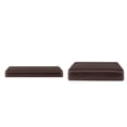 thumbnail image 1 of de asiento de silla elásticas antideslizantes de cuero PU impermeable 2 uds para sillas de juego de comedor de oficina en casa S / L caf Baoblaze Fundas para cojines de asiento de sofá, 1 of 8