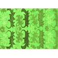thumbnail image 1 of Ahgly Company Indoor Rectangle Abstract Green Modern Area Rugs, 5' x 7', 1 of 4