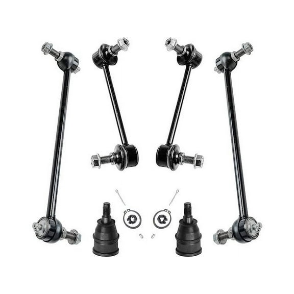 Front and Rear Ball Joint Sway Bar Link Kit - Compatible with 2003 - 2005 Honda Pilot 2004
