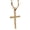 E, variant on Adjustable Chain Crosses Pendant Necklace Accessory for Men and Women Copper Versatile Fashion Accessory