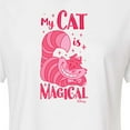 thumbnail image 3 of Disney Classics - Cats & Dogs - My Cat Is Magical  - Juniors Cropped Cotton Blend T-Shirt, 3 of 5