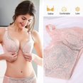thumbnail image 4 of Lishi Comfortable Floral Secrets Bra Set - Rose Lift & Push Up, Front Closure, Wire-free, 4 of 5