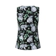 thumbnail image 5 of Fotbe Cartoon Koala Bear Womens Loose Fit Casual Flowy Slim-Fit Tank Tops Athletic Round Neck Trendy Sleeveless Summer Tops for Gym and Yoga-X-Large, 5 of 9