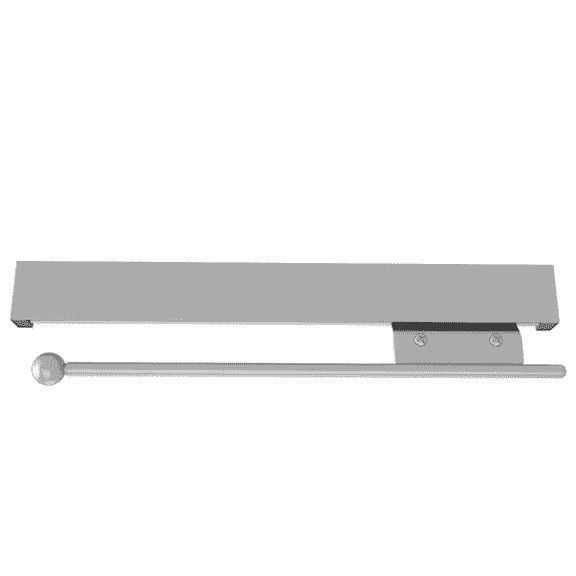 Rev-A-Shelf Sidelines CVRSL-14-CR-1 Extendable Deluxe Sliding Valet Rod, Chrome