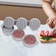 thumbnail image 1 of Prensa para hamburguesas, prensa para hamburguesas, antiadherente, aleación de aluminio, prensa para carne para parrilla, carne, verduras, barbacoa de tres cabezas Macarena Prensa de parrilla, 1 of 8
