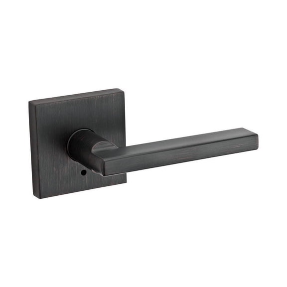 Kwikset Halifax Venetian Bronze Steel Privacy Lever 2 Right or Left Handed