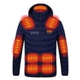 thumbnail image 2 of Aboser Mens and Womens Heated Jacket Winter Puffer Jackets Outwear Electric Heating Coat Comfy Lightweight Body Warmer Heated Coats, 2 of 6