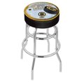 thumbnail image 2 of Brigham Young 30 Inch L7C1 Cushion Seat With Double Rung Chrome Base Bar Stool, 2 of 7