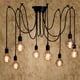thumbnail image 3 of Lámpara de techo de bricolaje jinwen ajustable Industrial luz colgante moderna elegante luz de comedor, 3 of 8