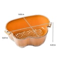 thumbnail image 3 of Kiplyki Flash Vegetable Basket - Vegetable Basket Strain Wash and Vegetables Fruit Multi Function Kitchen Vegetable Washing BasketStrainer & Soaking Bowl Fruit Bowl & Vege, 3 of 5