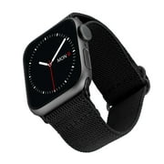 WITHit Black Woven Elastic Band with Slider Closure for 42/44/45/Ultra/Ultra 2 (49mm) Apple Watch