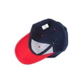 thumbnail image 2 of Adjustable Baseball Structured Cap Hat, Blue Red, 2 of 2