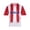 Watermelon Red, variant on Mens Soccer Shirt Paraguay Raglan Tops Short Sleeve Graphic T Shirt Casual AthleticCrew Neck Tee Soft Comfort Sports Fan Casual Tops Tee L