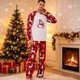 thumbnail image 2 of Family Christmas Pajamas Matching Sets Xmas Pjs Matching Christmas Pajamas for Family Cute Holiday Sleepwear Outfits Loungewear for Women Men Adults Couples, 2 of 8