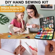 Sewing Kit,200pcs Sewing Supplies and Accessories for Adults & Kids, Sewing Kits Suitable for Traveller, Adults, Kids, Beginner, Emergency, Diy and Home by Inscraft